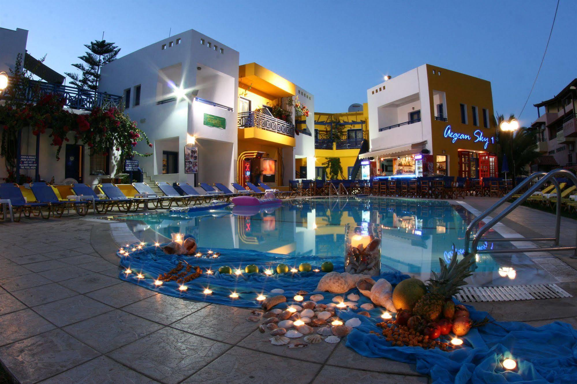 Aegean Sky Hotel-Suites Malia Buitenkant foto